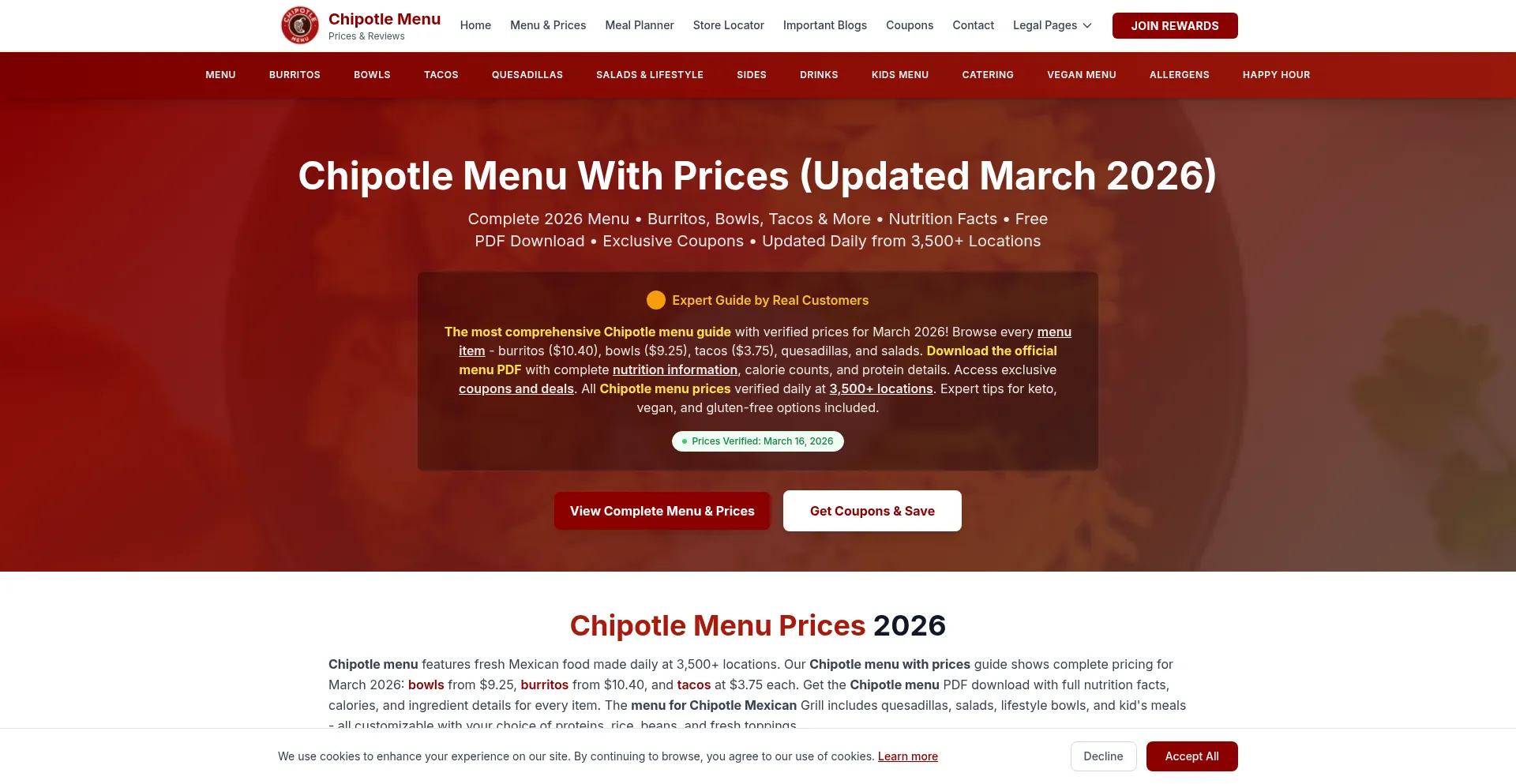 Chipotlemenus.us