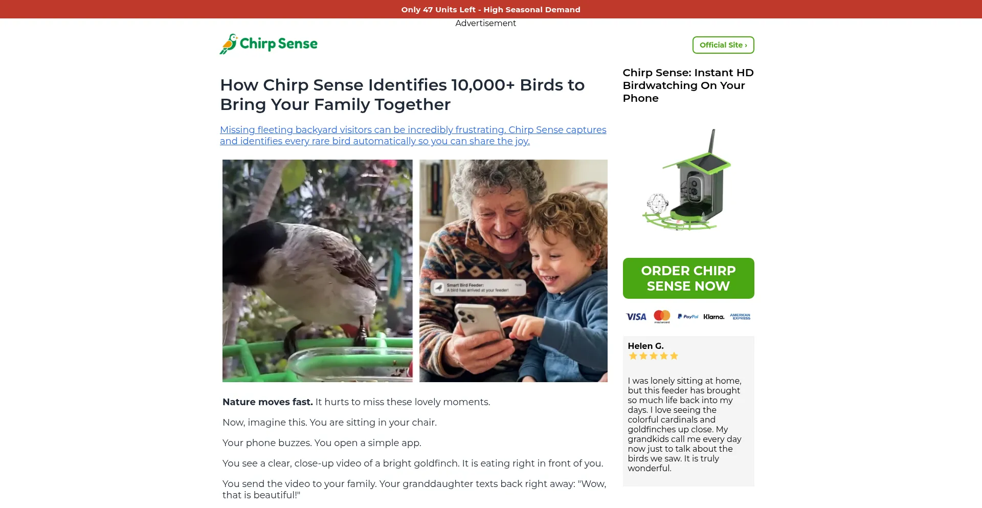 Chirpsensestore.com