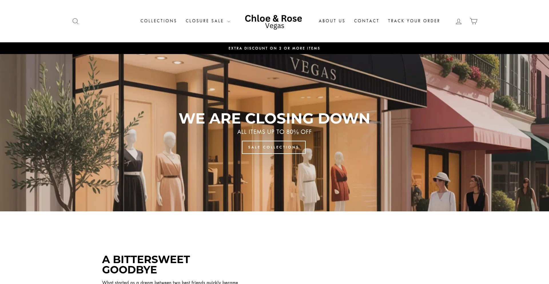 Website screenshot of Chloerosevegas.com
