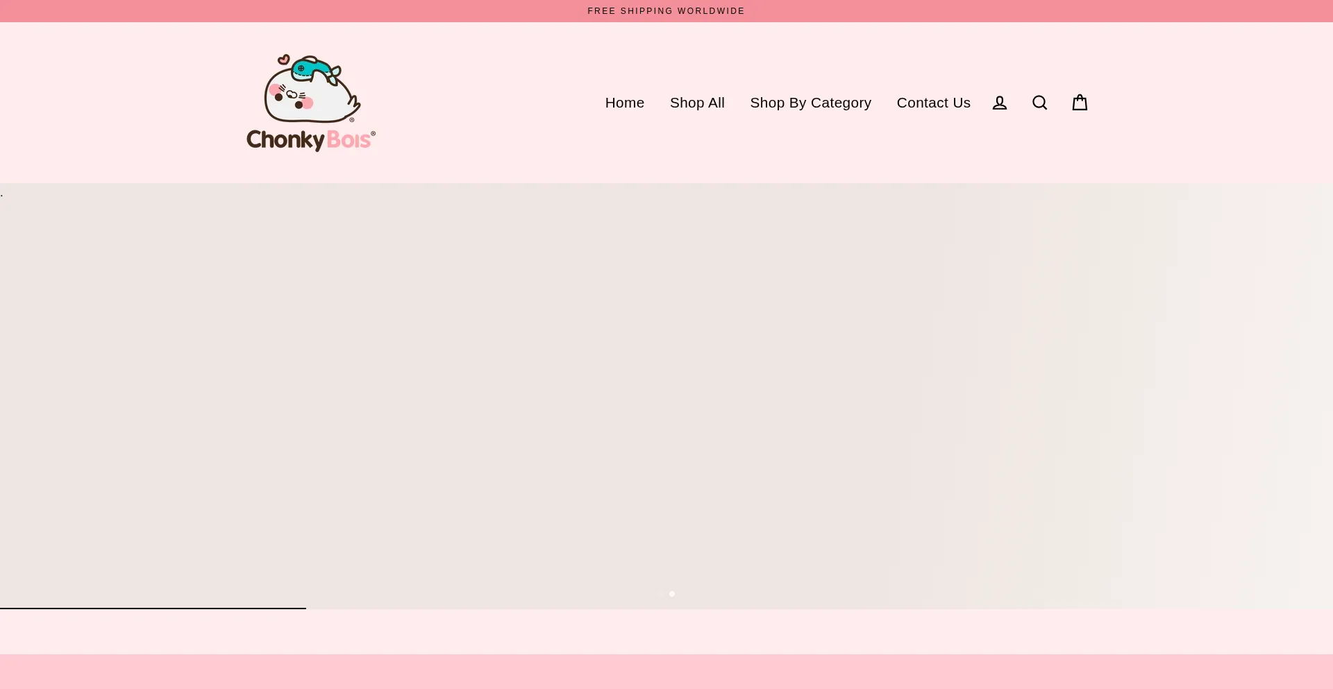 Website screenshot of Chonkybois.com