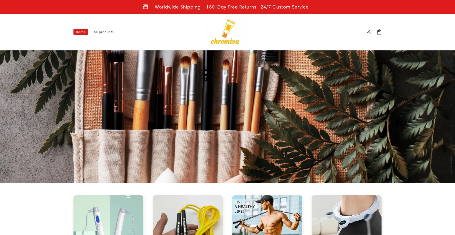 Website screenshot of Chromiva.com