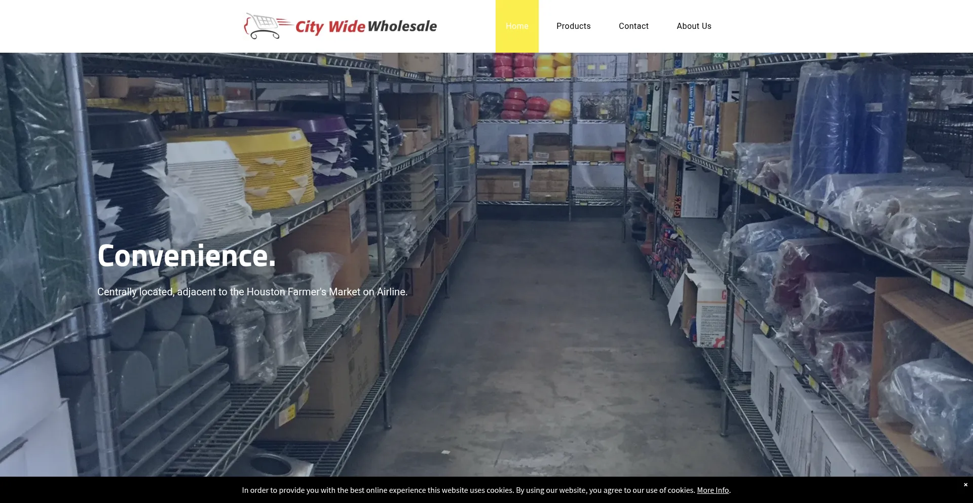 Website screenshot of Citywidewholesale.com