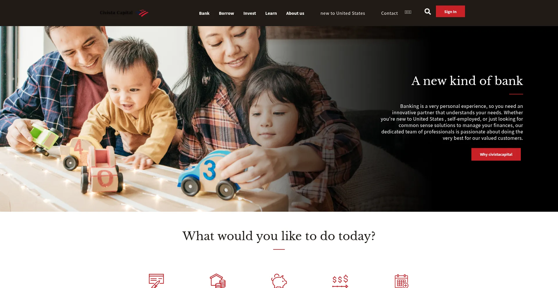 Website screenshot of Civistacapital.com