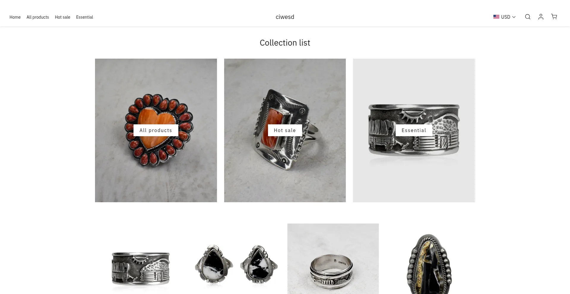 Website screenshot of Ciwesd.com