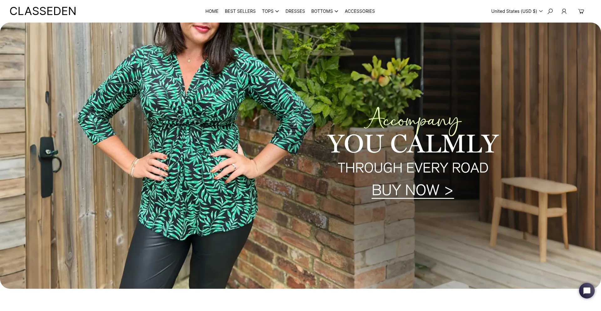Website screenshot of Classeden.com