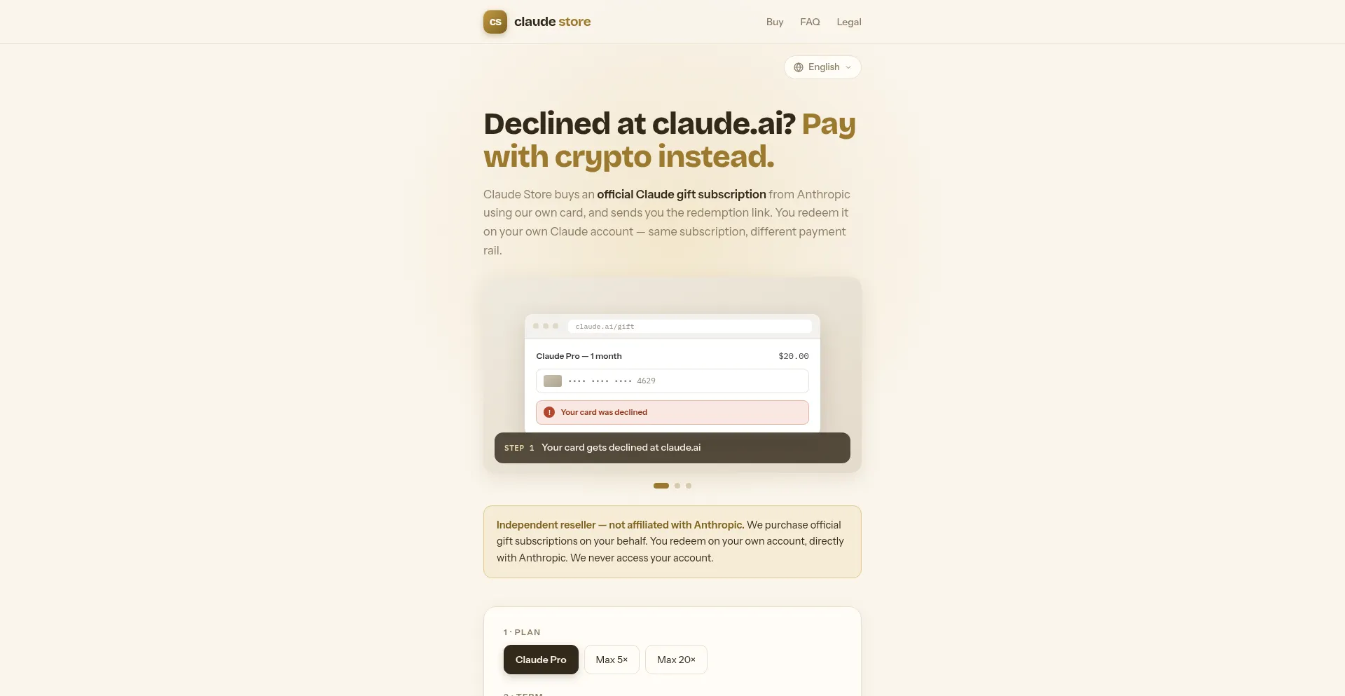 Claudestore.org