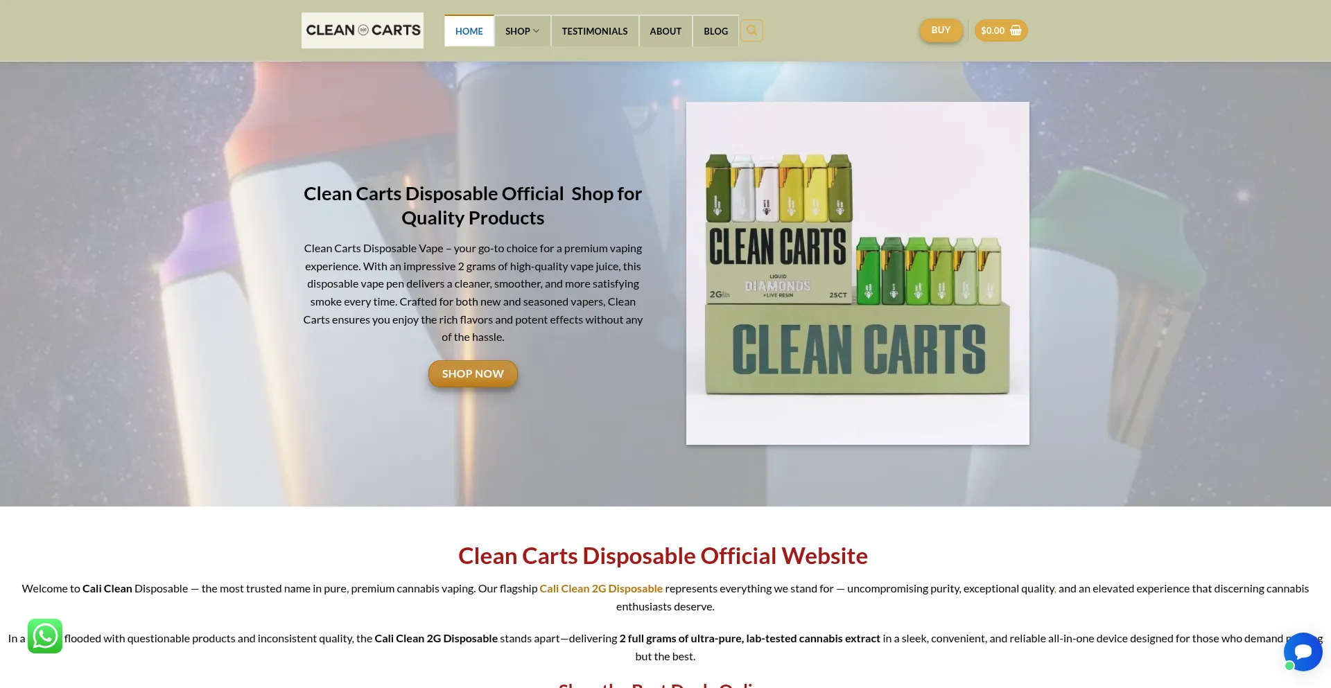 Cleancartsofficial.com