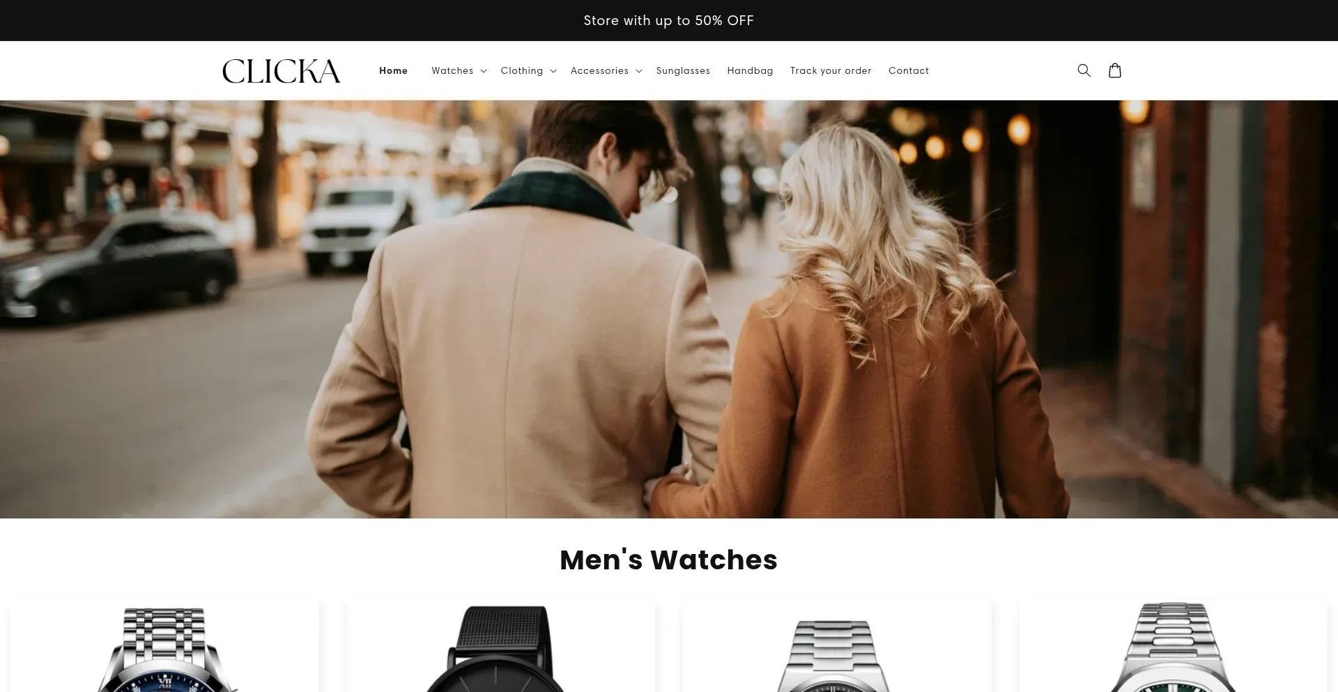 Website screenshot of Clickaspain.com