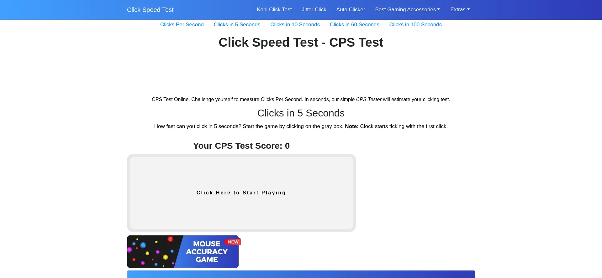 Clickspeedtest.com