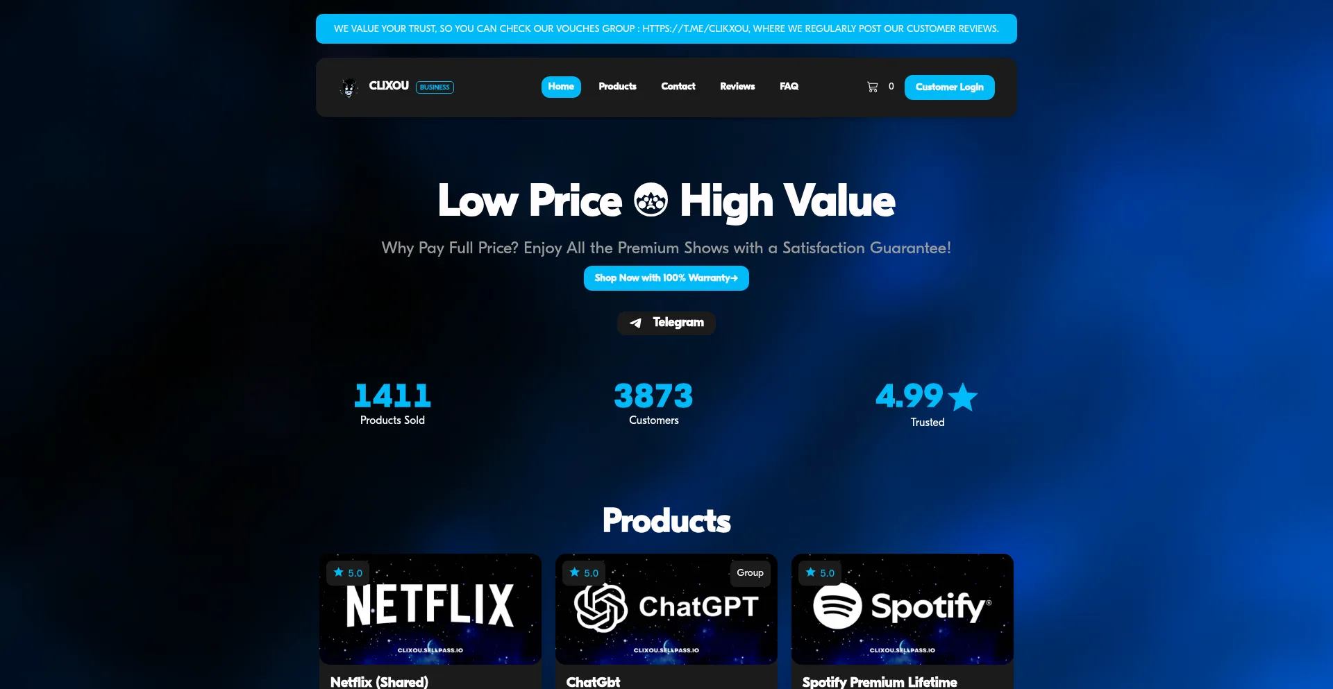 Clixou.sellpass.io