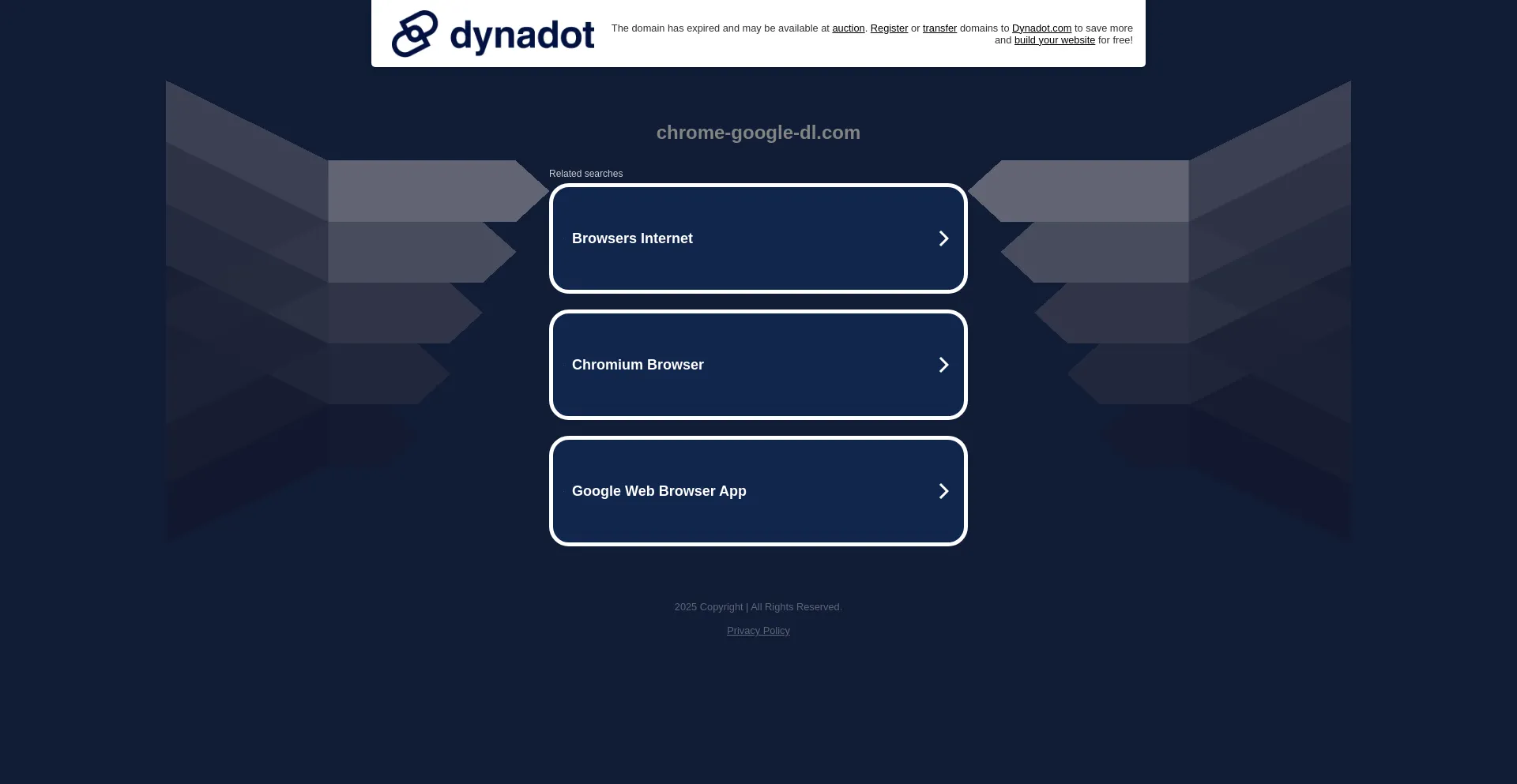 Website screenshot of Cloud.chrome-google-dl.com