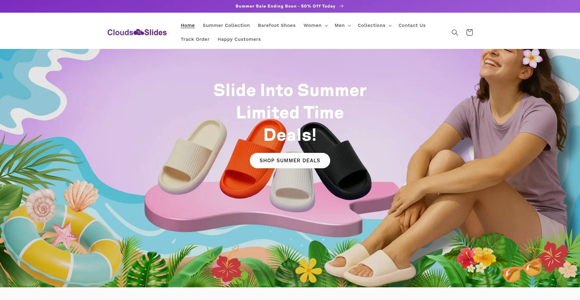 Website screenshot of Cloudsslides.co.uk