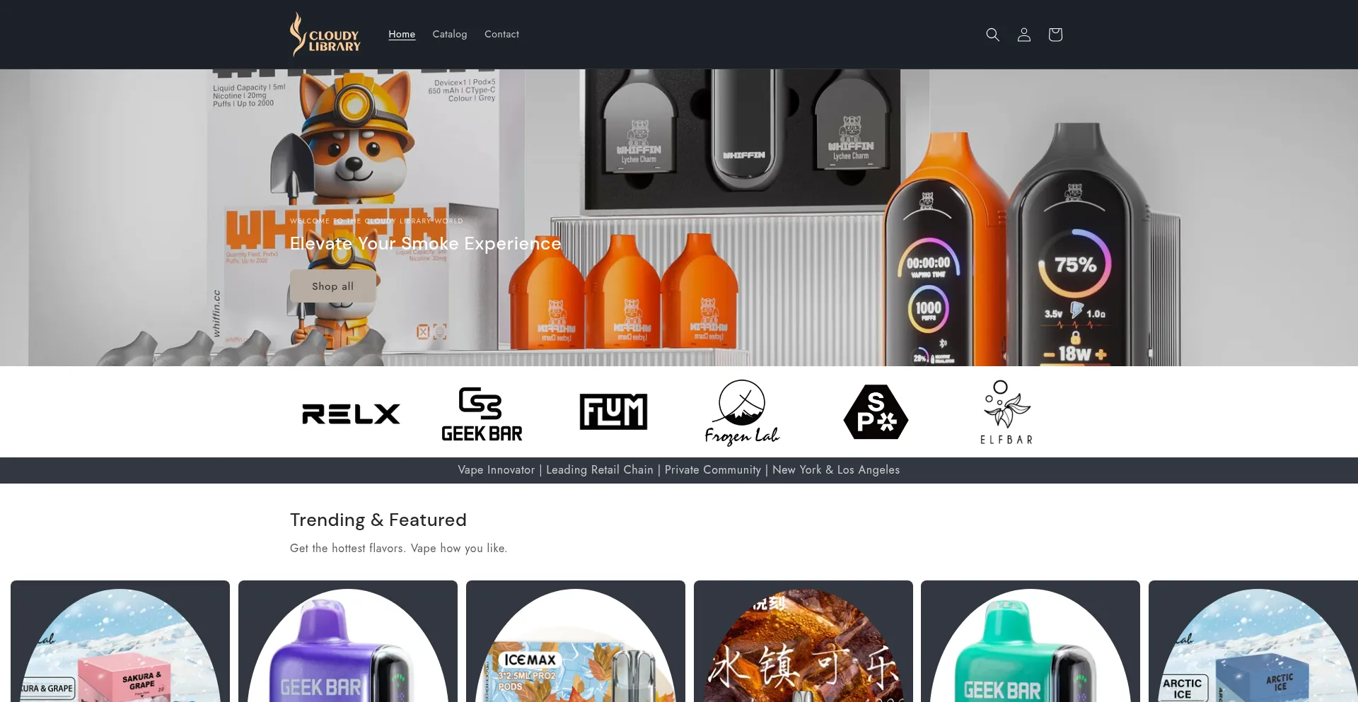 Cloudylibrary-vape.com