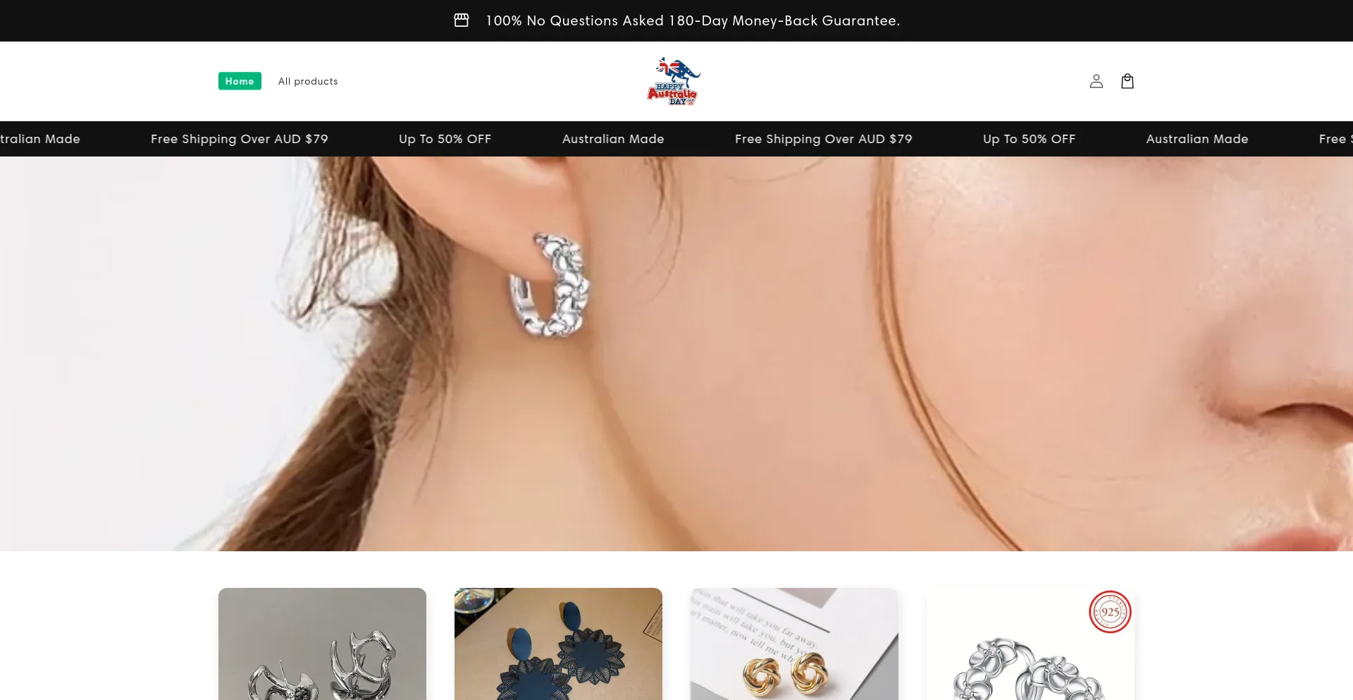 Website screenshot of Clozivia.com