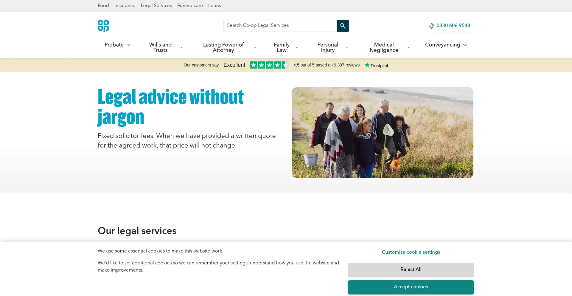 Co-oplegalservices.co.uk