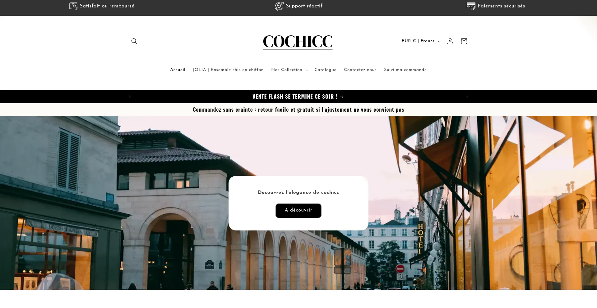 Website screenshot of Cochicc.com