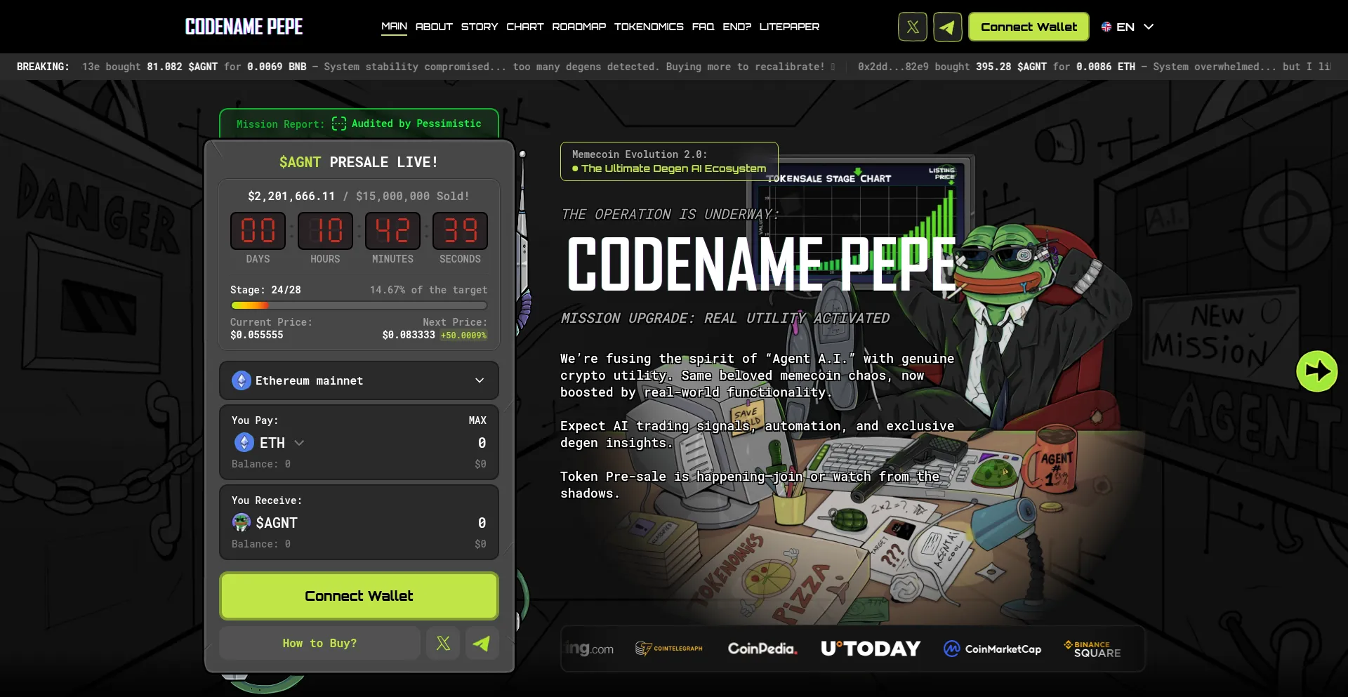 Codenamepepe.com