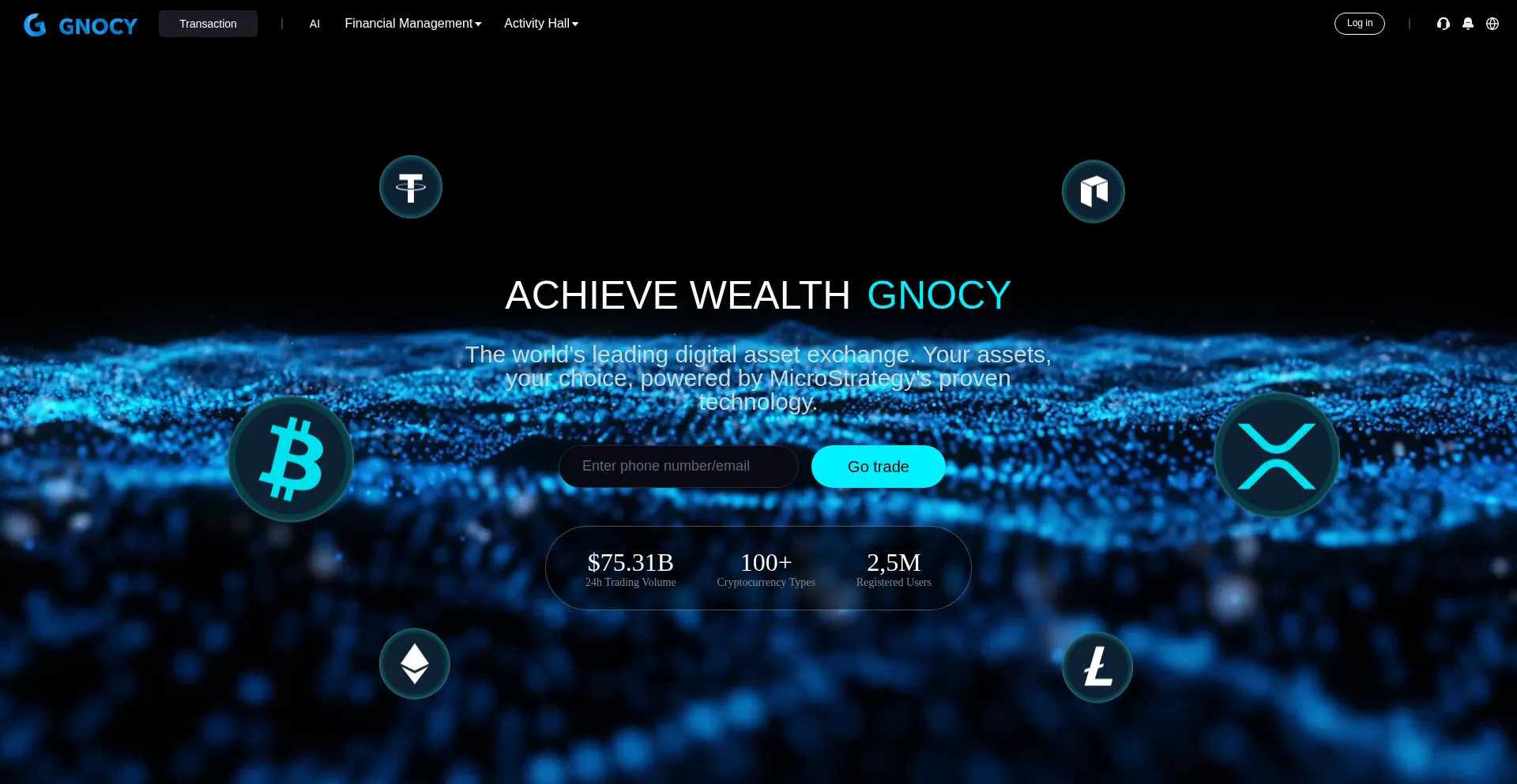 Website screenshot of Coin.auemo.com
