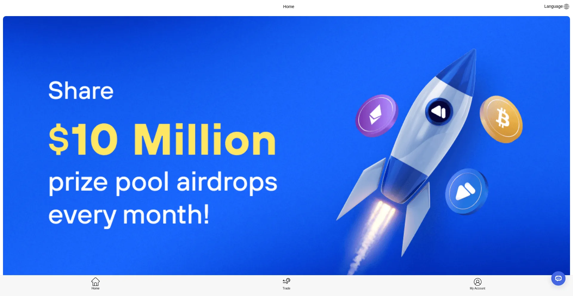 Website screenshot of Coinad.vip