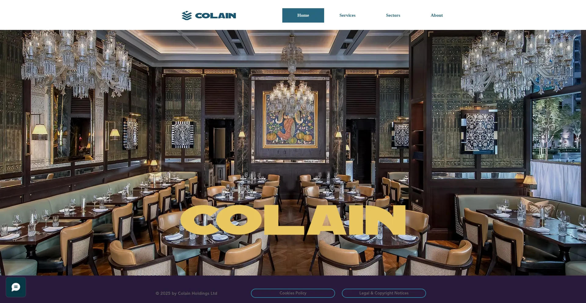 Website screenshot of Colain.com