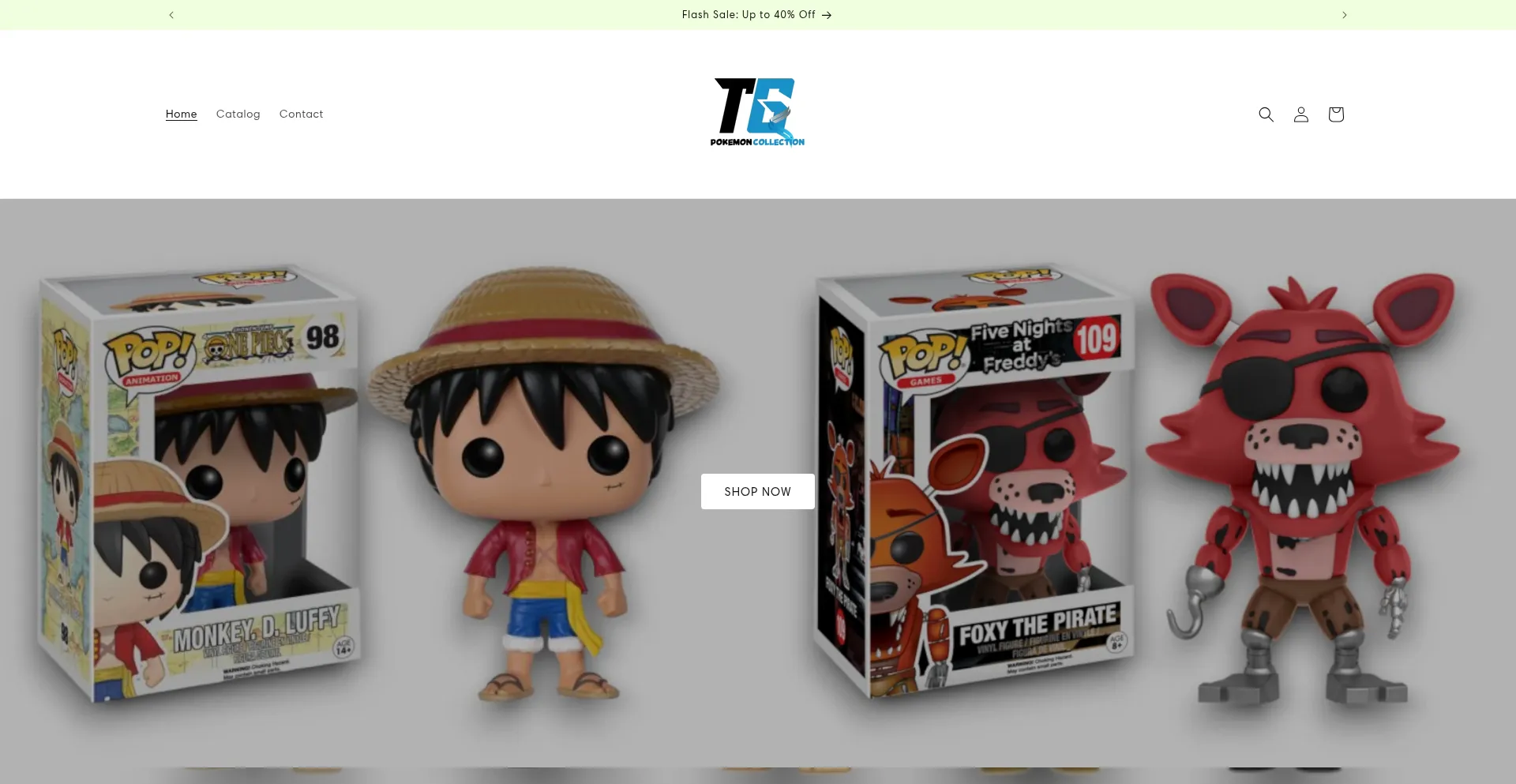 Website screenshot of Collectandread.myshopify.com