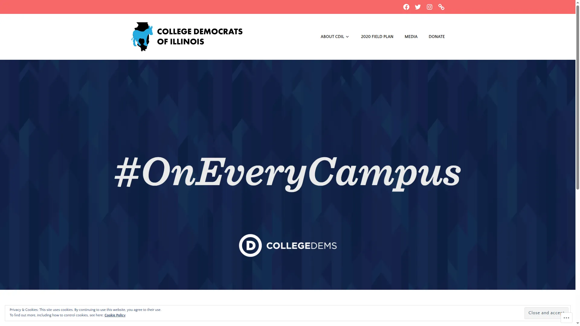 Collegedemocratsil.com