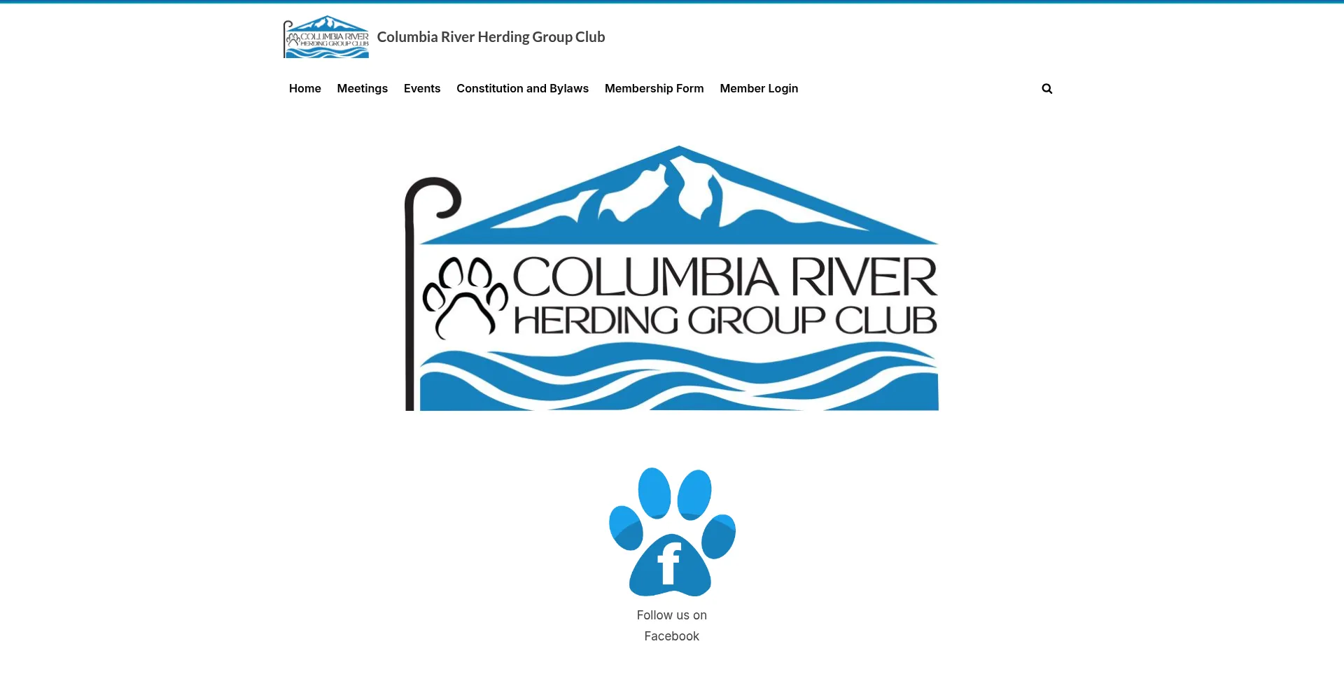 Website screenshot of Columbiariverherdinggroup.org
