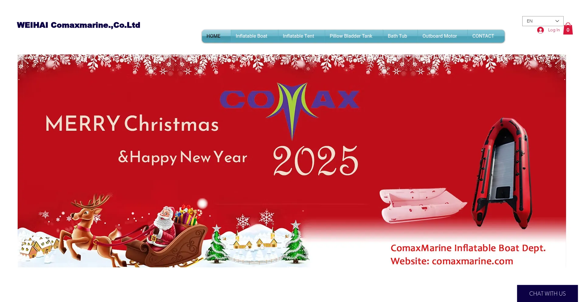 Website screenshot of Comaxmarine.cn
