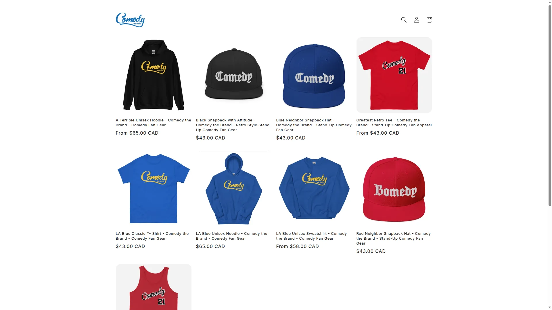 Comedyclothingbrand.com