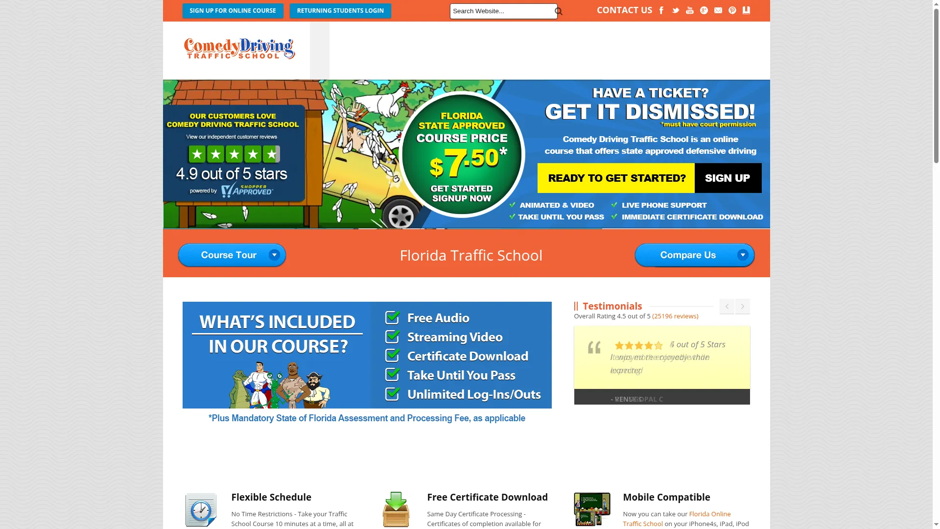 Comedydrivingtrafficschool.com