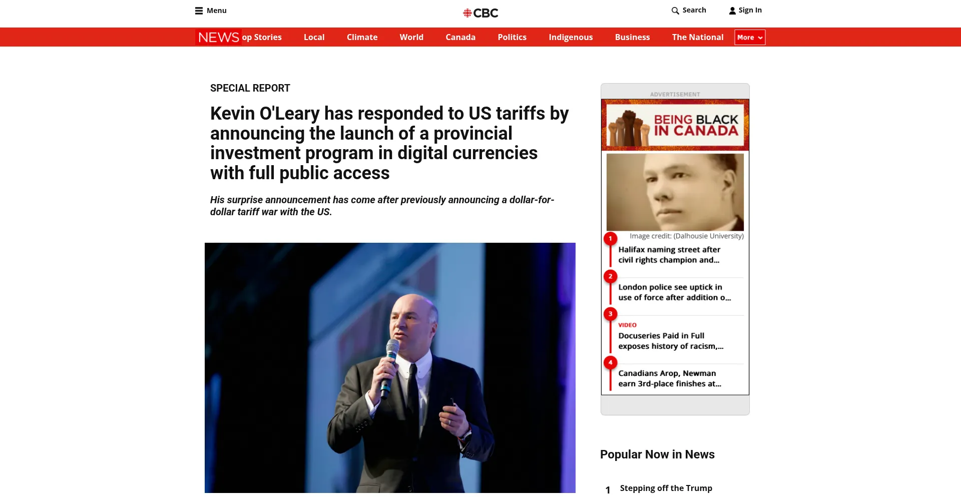 Website screenshot of Cominterest.com