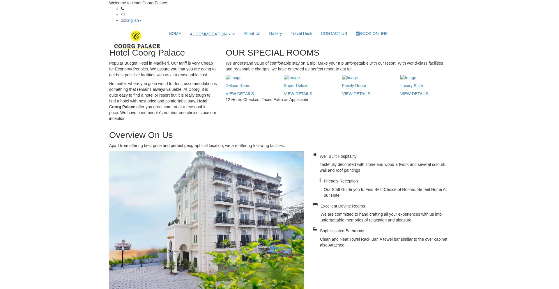 Coorgpalace.com
