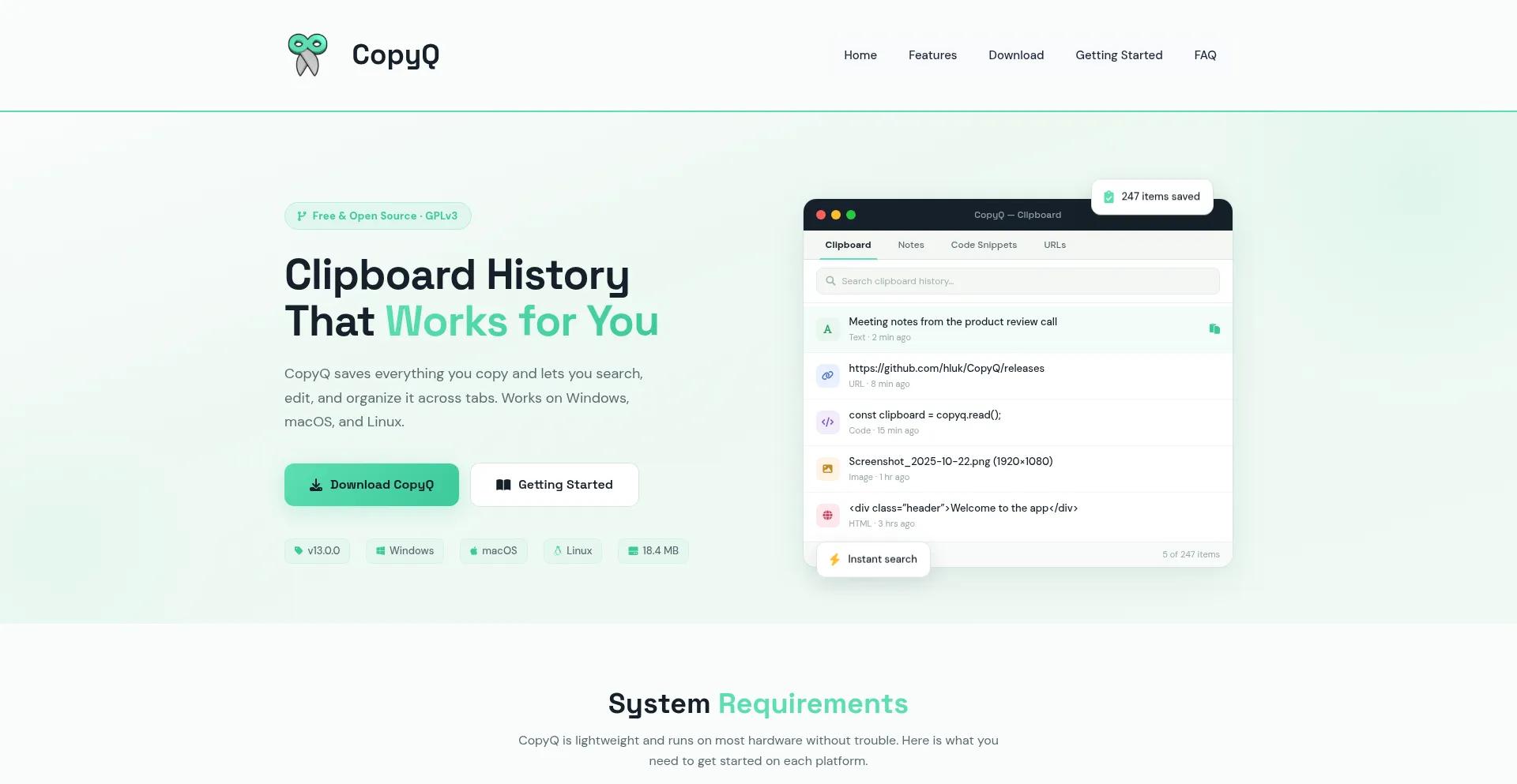 Copyq.net