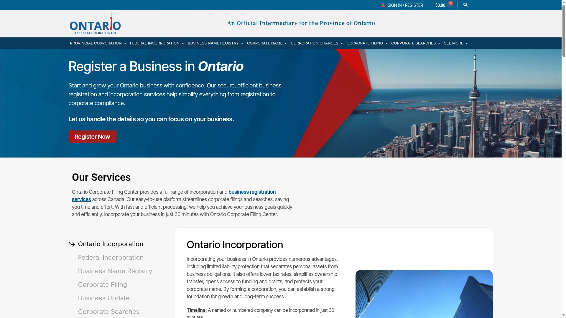 Corporation-ontario.ca