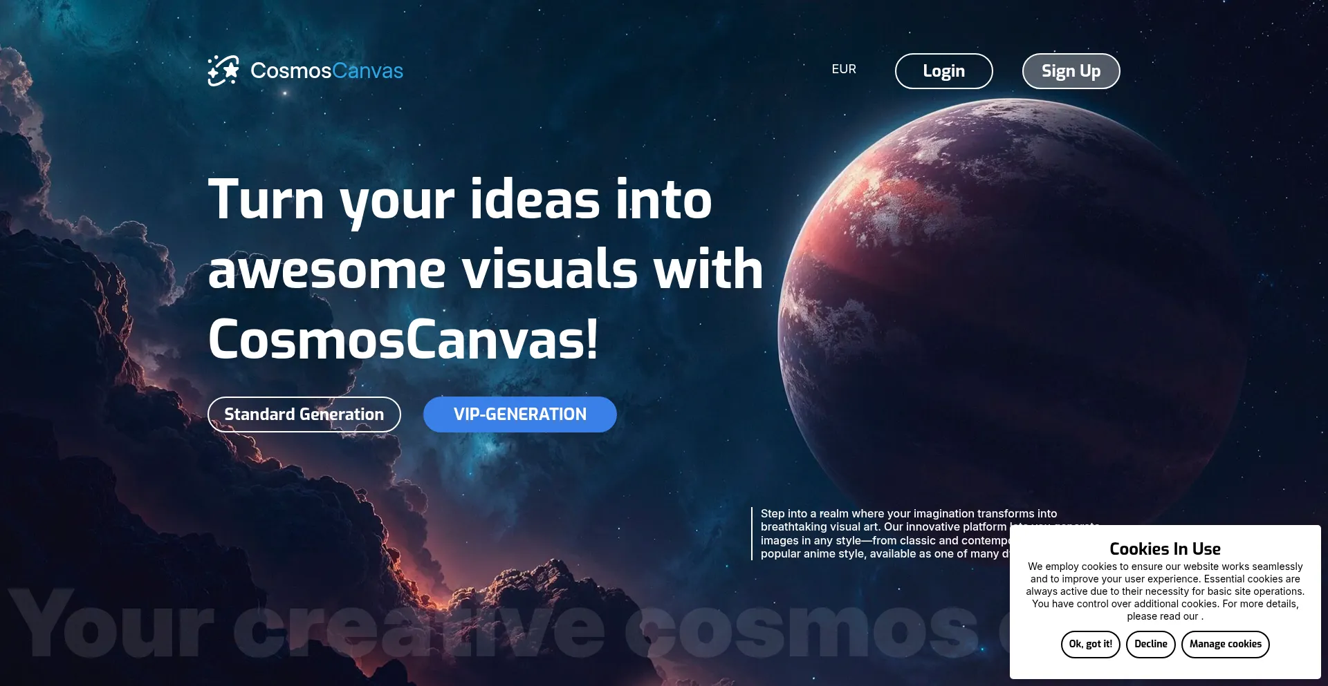 Cosmoscanvas.net