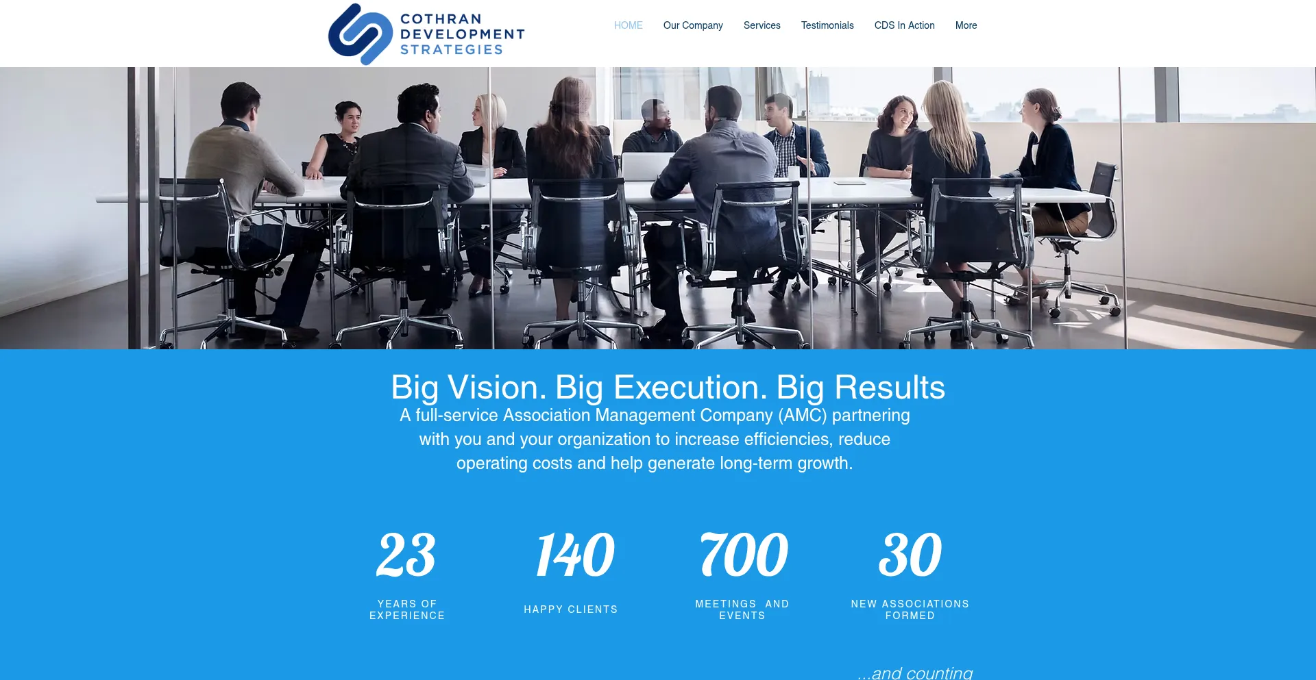 Website screenshot of Cothrandevelopment.com