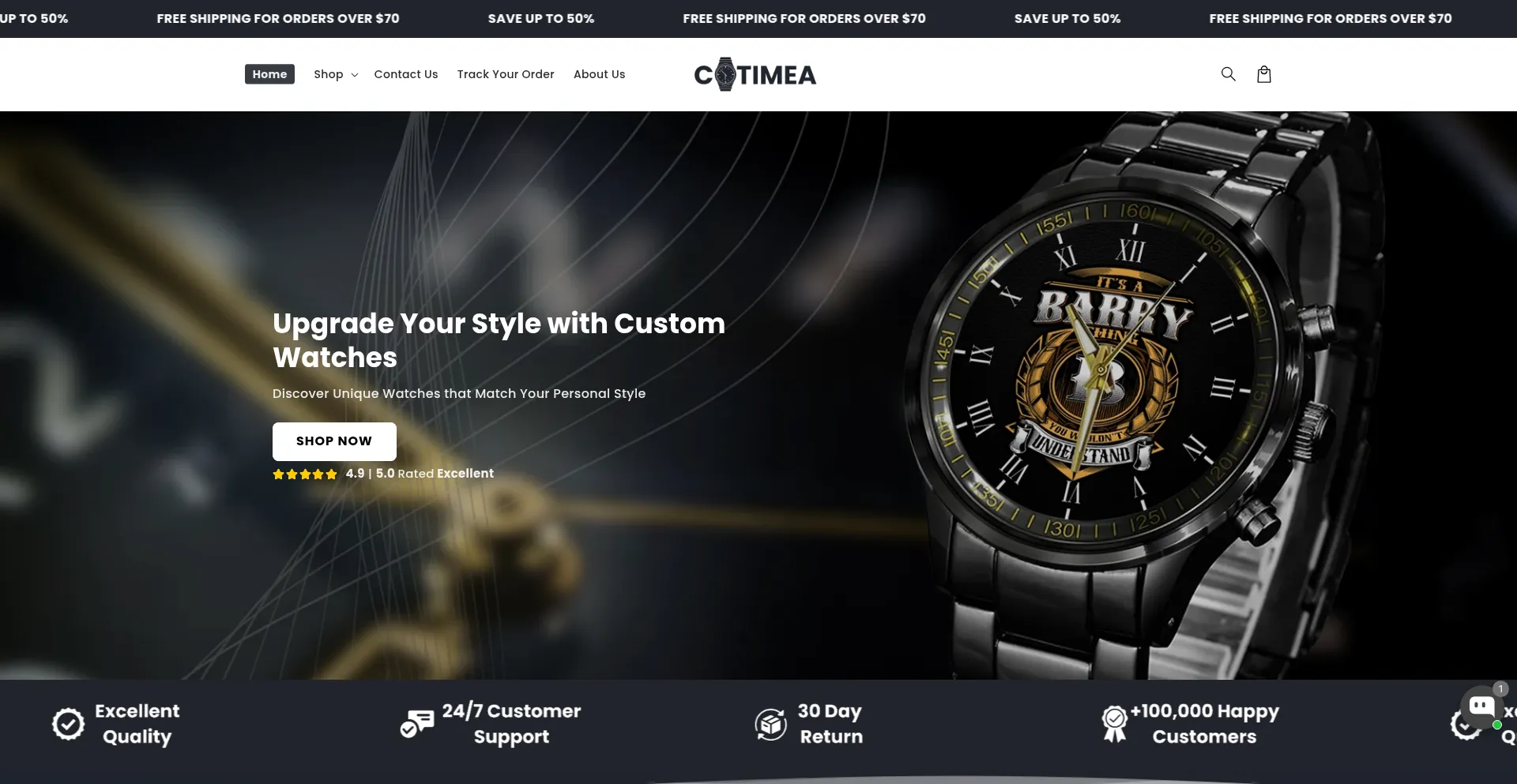Website screenshot of Cotimea.com