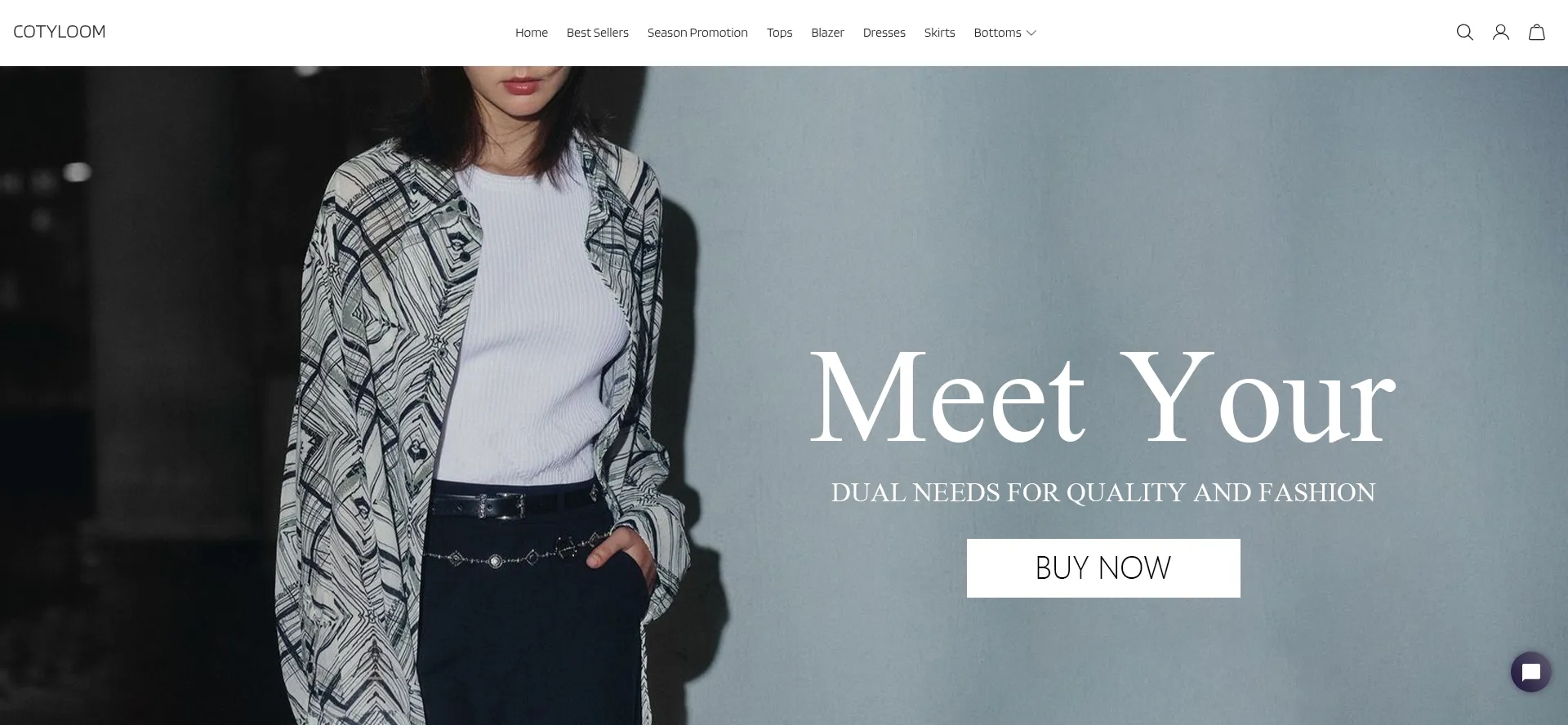 Website screenshot of Cotyloom.com