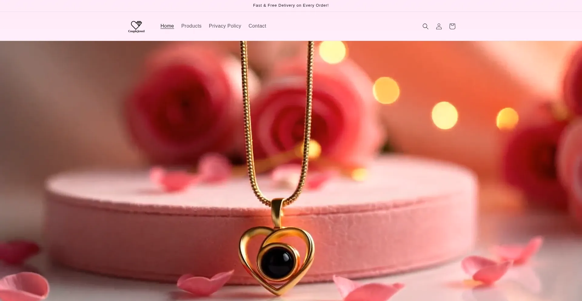 Website screenshot of Couplejewel.in