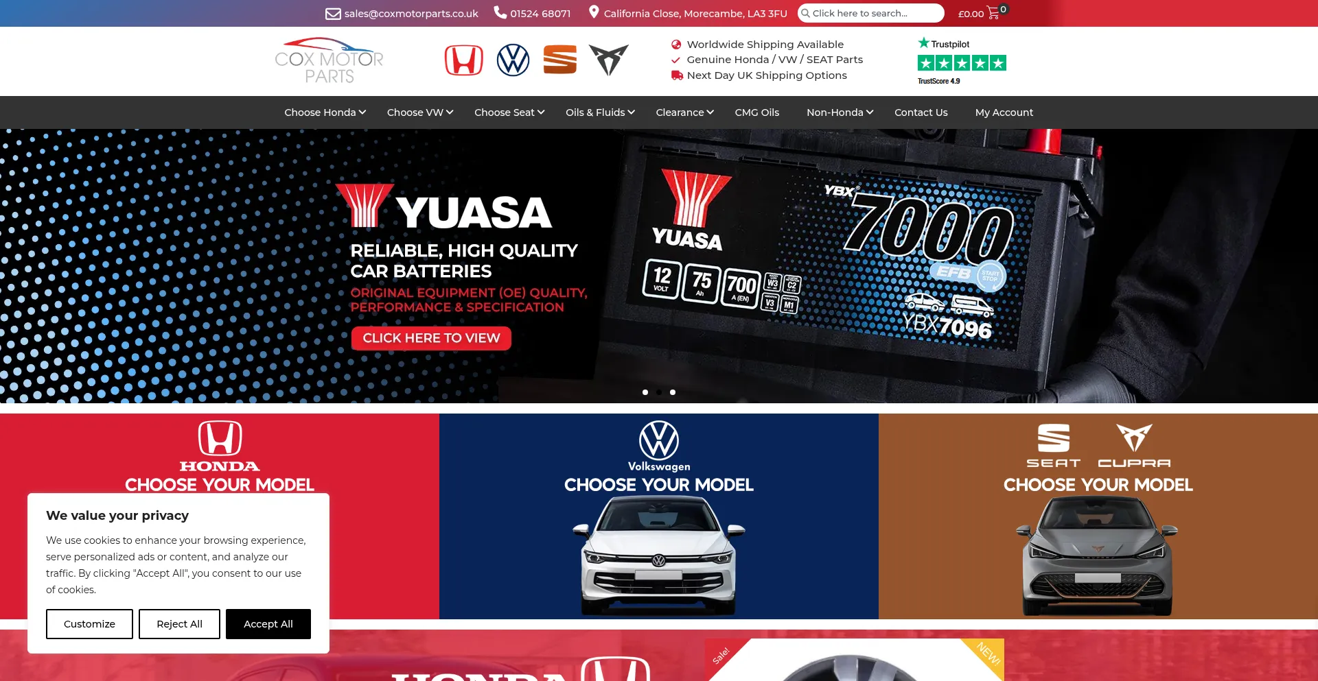 Coxmotorparts.co.uk