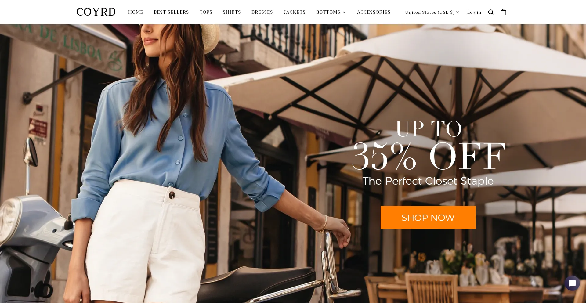 Website screenshot of Coyrd.com
