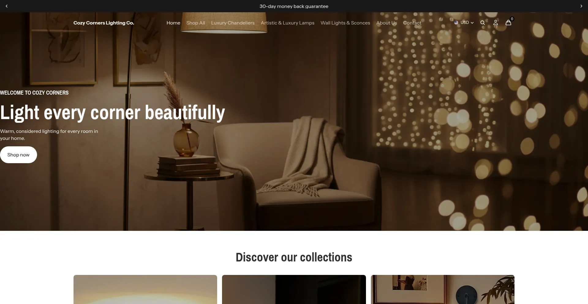Cozycornerlighting.com