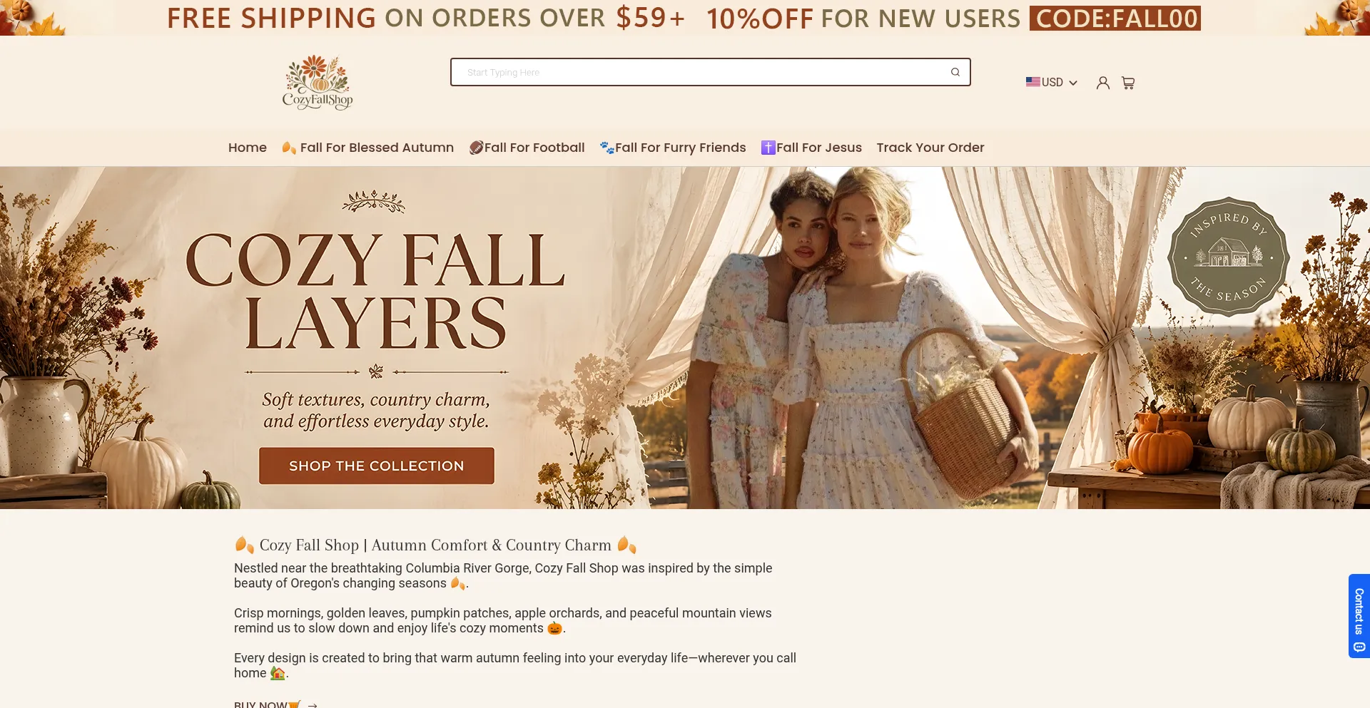 Cozyfallshop.com