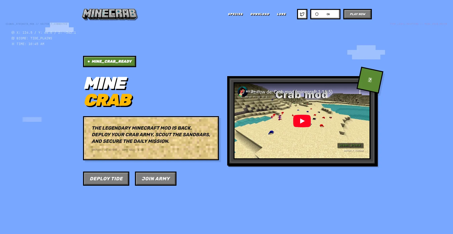 Crabcraft.xyz