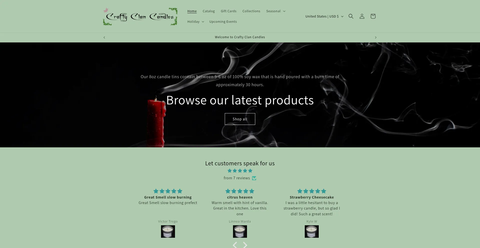 Craftyclancandles.com
