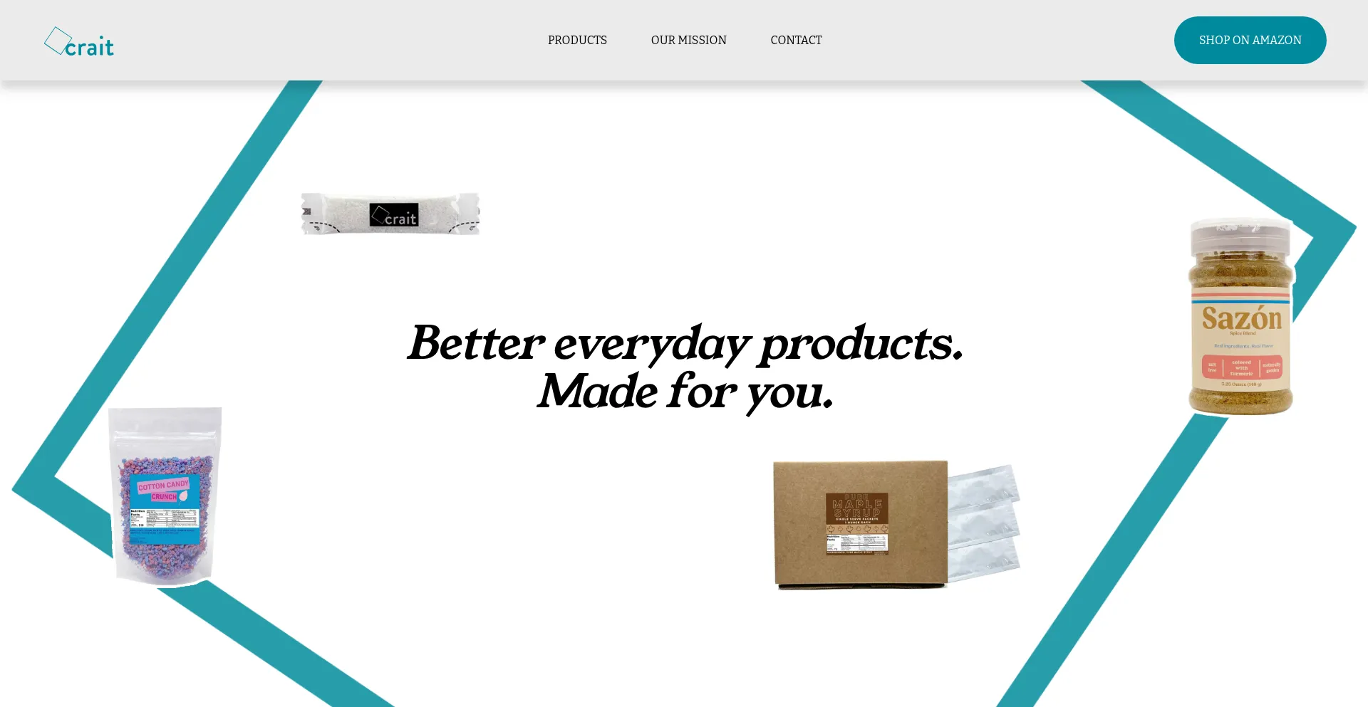 Website screenshot of Craitgoods.com