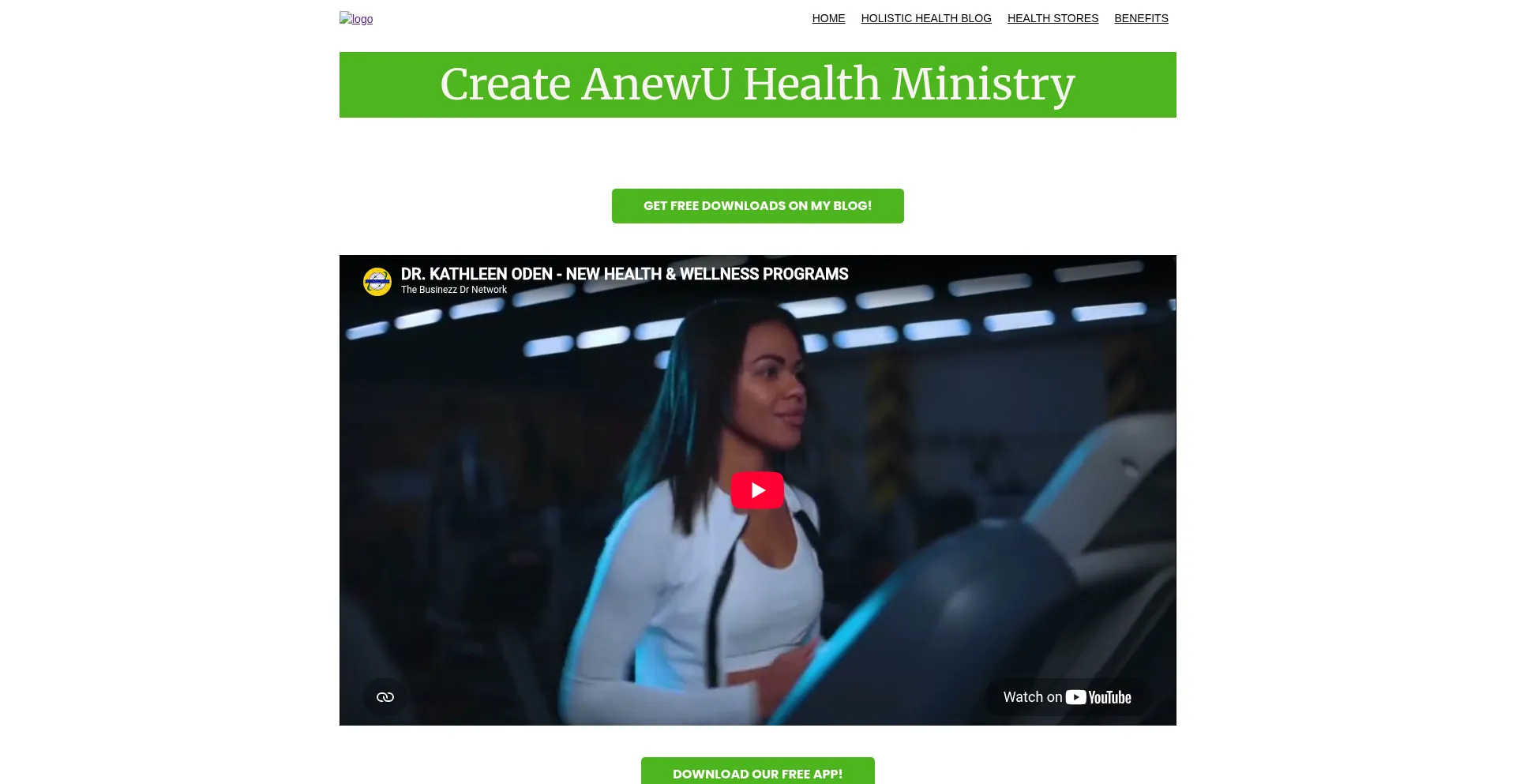 Createanewuhealthministry.com