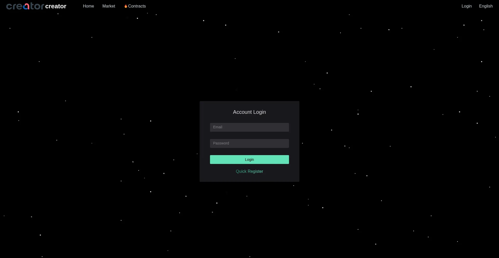 Website screenshot of Creatorcoxeo.com