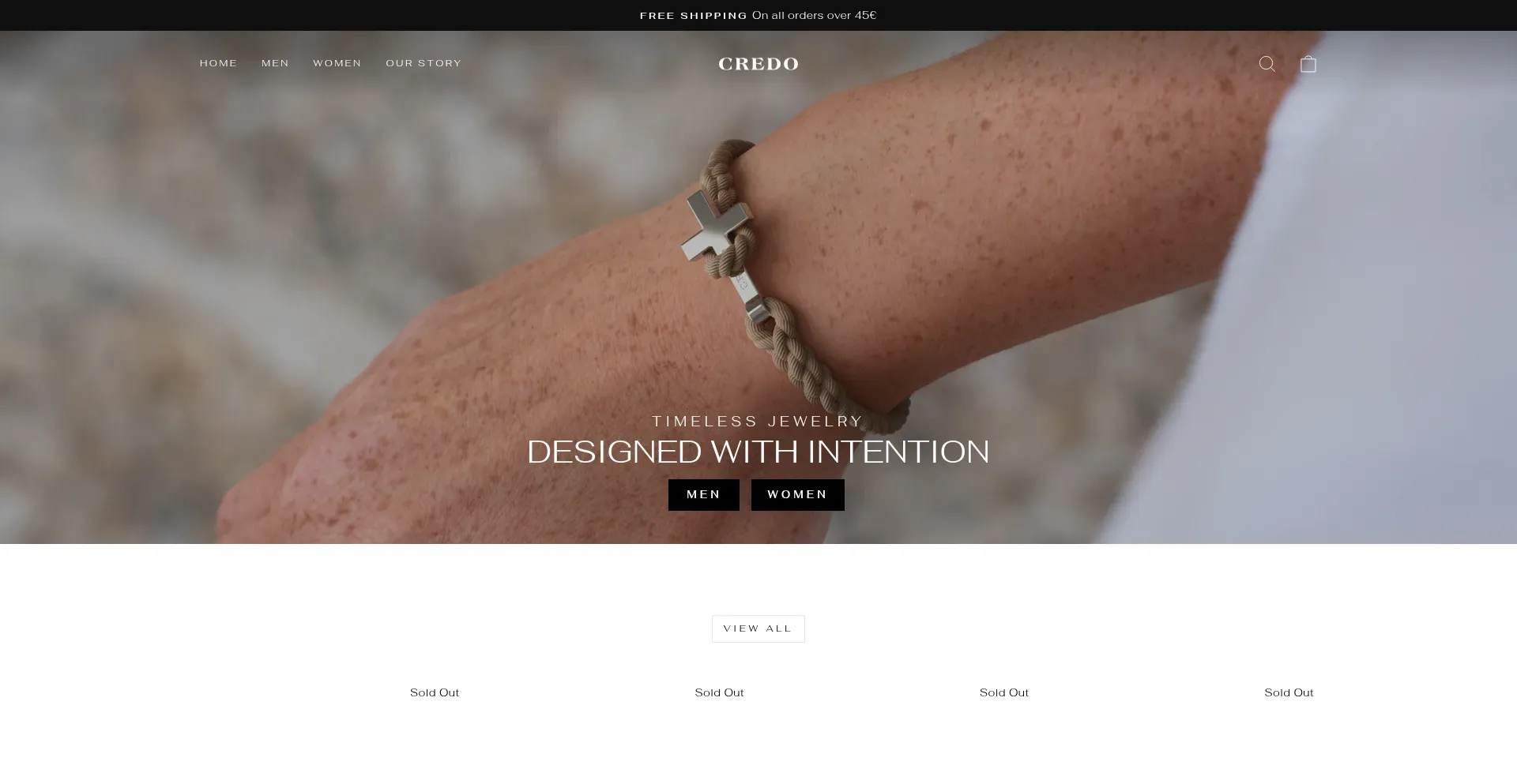 Website screenshot of Credobethlehem.com