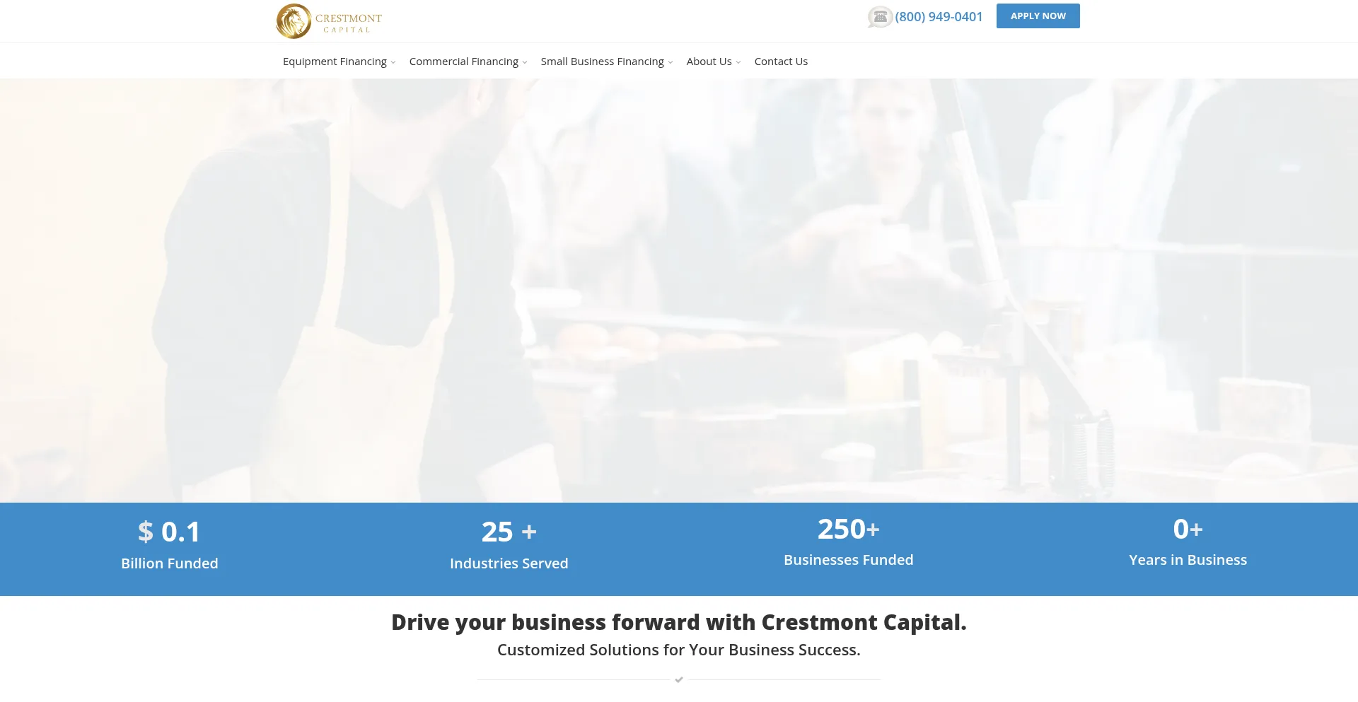 Website screenshot of Crestmontcapital.com